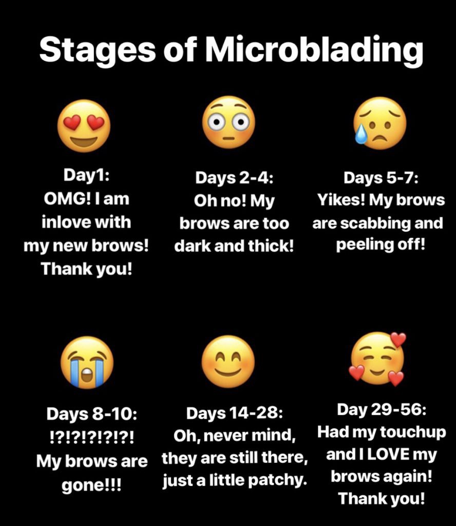Microblading With Huemon Beauty Combination Brow Touch Up Session Heart Print Style Microblading With Huemon Beauty Combination Brow Touch Up Session Heart Print Style