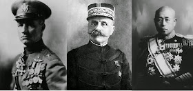 Billy Mitchel, Ferdinand Foch, Isoroku Yamamoto