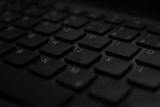 Image of a black computer keyboard