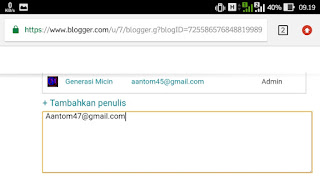  cara ganti admin atau sanggup juga disebut melampar blog dari email  Cara mengganti admin blogspot