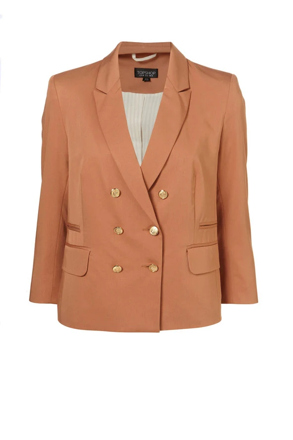 Peach Double-Breasted Blazer, £65 at Topshop