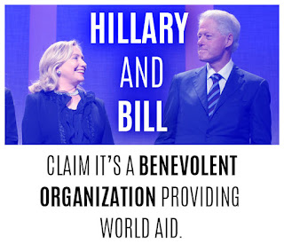 It's Bill & Hillary Clinton Claining it's a benovolent organization providing world aid