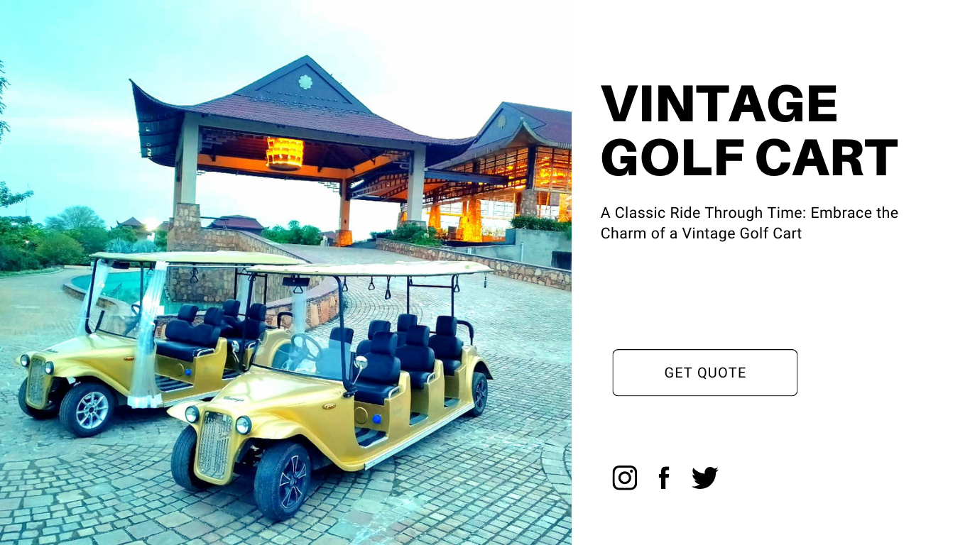 vintage golf cart
