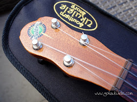 Beltona Tenor Resonator Ukulele headstock