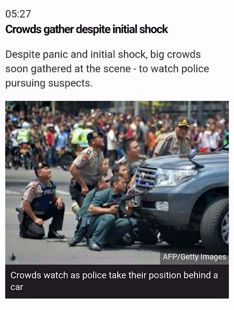 PARAH ... Inilah INDONESIA, Ada Teror BOM Malah Jadi Tontonan, MEME nya Pun MERAJALELA... LIHATLAH !!