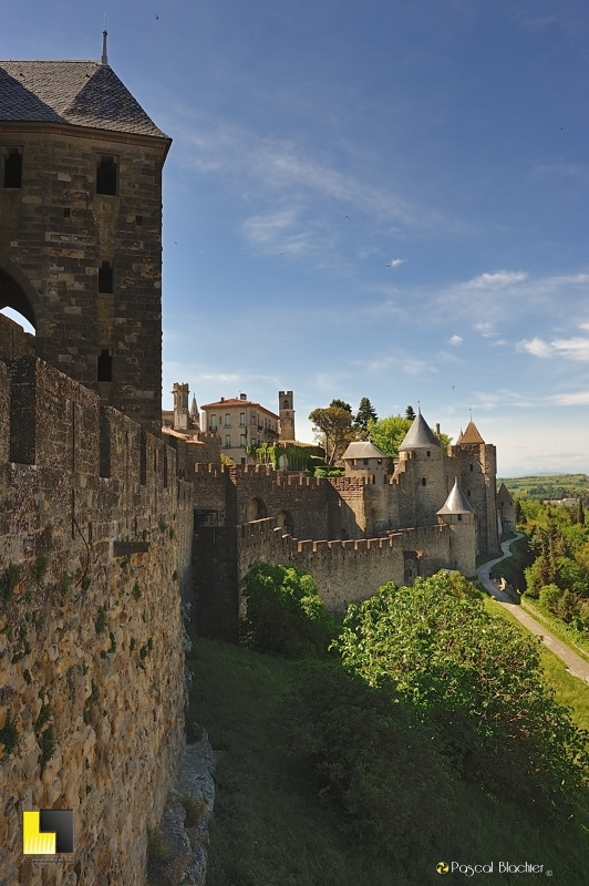 les remparts de Carcassonne photographie Blachier Pascal 