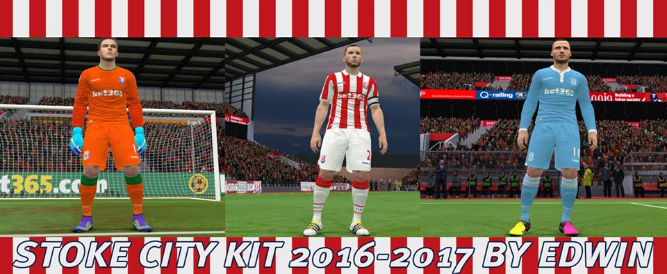 Pes-modif: PES 2016 Stoke City kit 2016-2017 by Edwin19