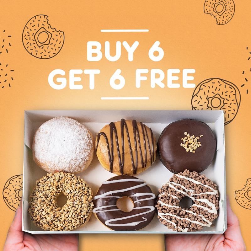 #DunkinDonuts - #Promo Beli 6 Gratis 6 Donut Pakai Kupon LINE (25 - 29 Jan 2019)