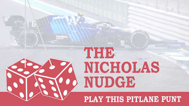 Play the Nicholas Nudge Pitlane Punt