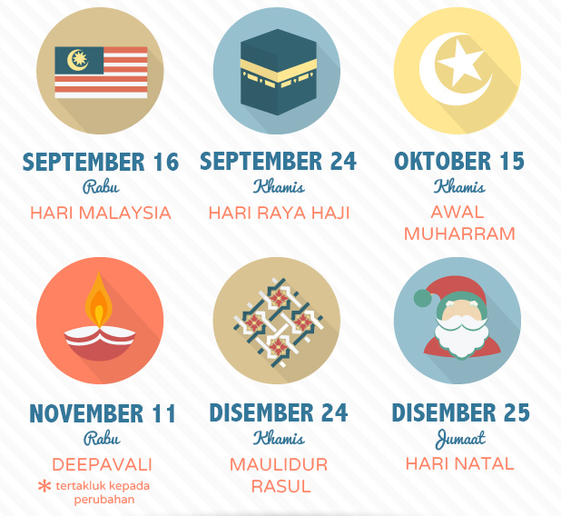 Tarikh Cuti Umum Dan Cuti Sekolah Malaysia Tahun 2015