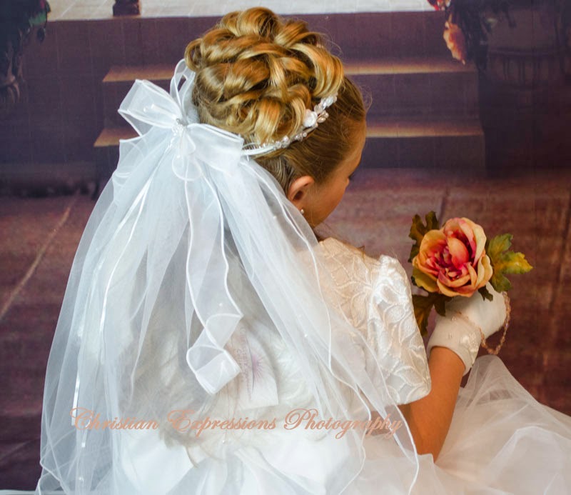 first communion veils