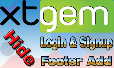 Xtgem Login, Signup & Bottom Add