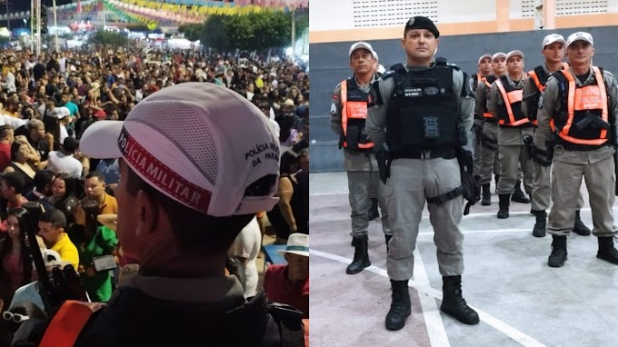 Polícia Militar garante a segurança dos festejos do São Pedro na cidade de Desterro-PB