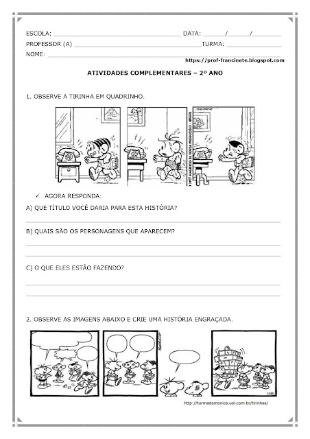 PLANO DE AULA SEMANAL 2º ANO – MUITO ALÉM DAS PALAVRAS