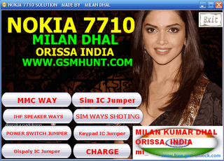 Nokia 7710 Full Hardware Problem Solution EXE