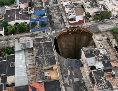 Giant Sinkholes on Top 5 Crazy Conspiracy Theories For Guatemala City Sinkholes   Video