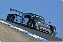 No 2 SAMAX BMW-Riley at Top of Laguna's Corkscrew, 2008