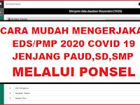 Cara Mudah Mengerjakan Evaluasi Diri Sekolah (EDS) Jenjang PAUD Tahun 2020