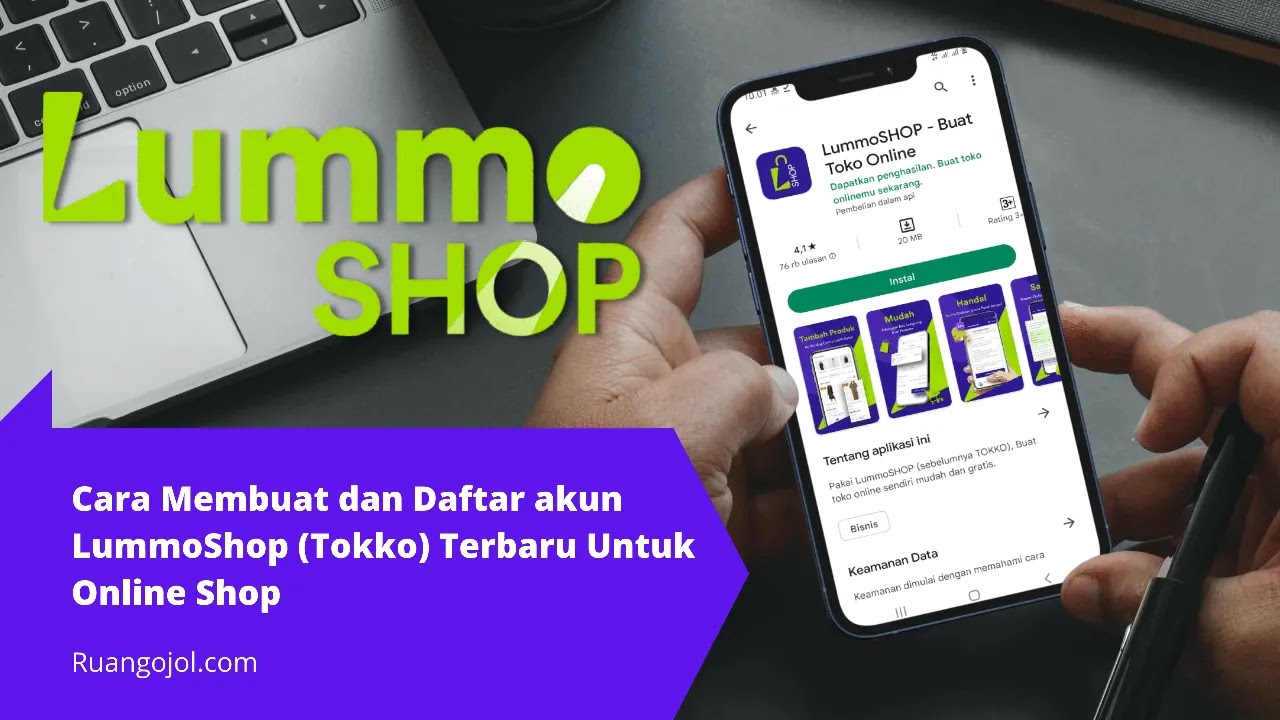 Cara Membuat dan Daftar akun LummoShop (Tokko) Terbaru Untuk Online Shop