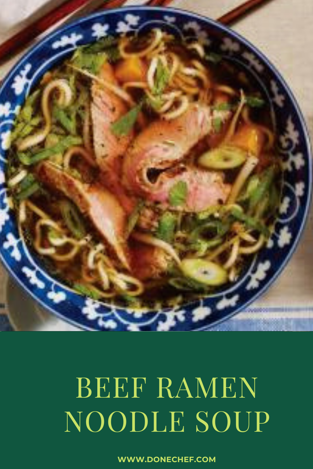Beef Ramen Noodle Soup
