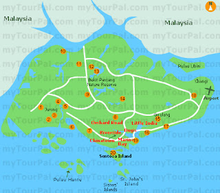 Peta Singapura @ Singapore Map - Viral Cinta