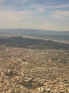 Flying over Hollywood