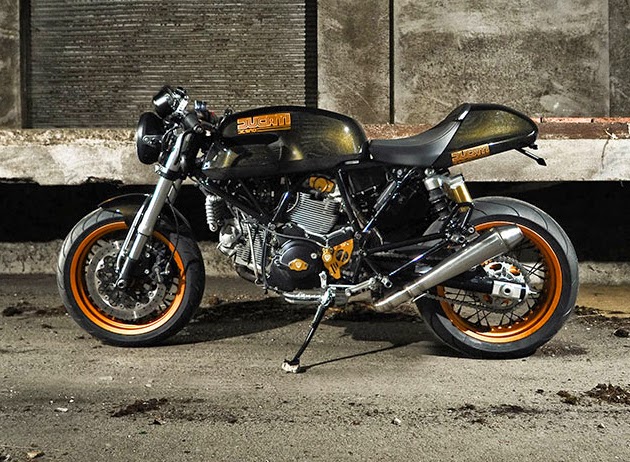 Modifikasi Motor Ducati Sport Cafe Racer Terbaru  Modif 