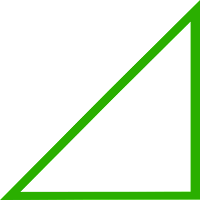 Green right triangle has no background color