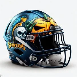 San Jose State Spartans Halloween Concept Helmets