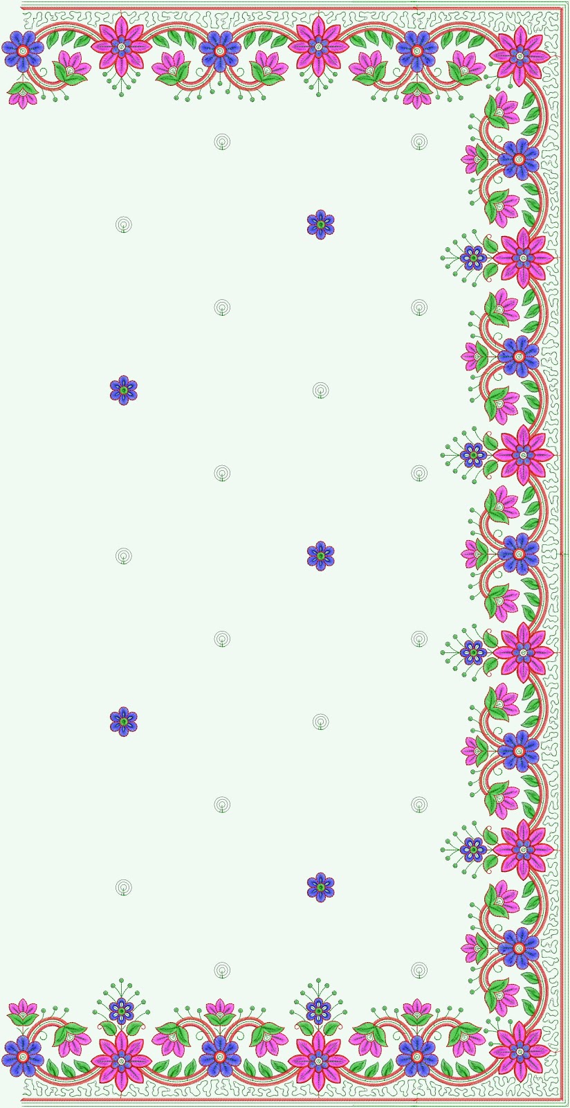 violet motif de broderie teinte pour saris pour les femmes