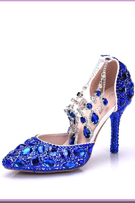 royal blue wedding shoes