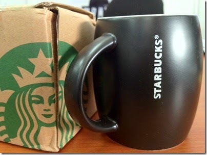 Starbucks mug.. black theme