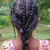 Micronesian Girl~ Multi-Dutch Braids