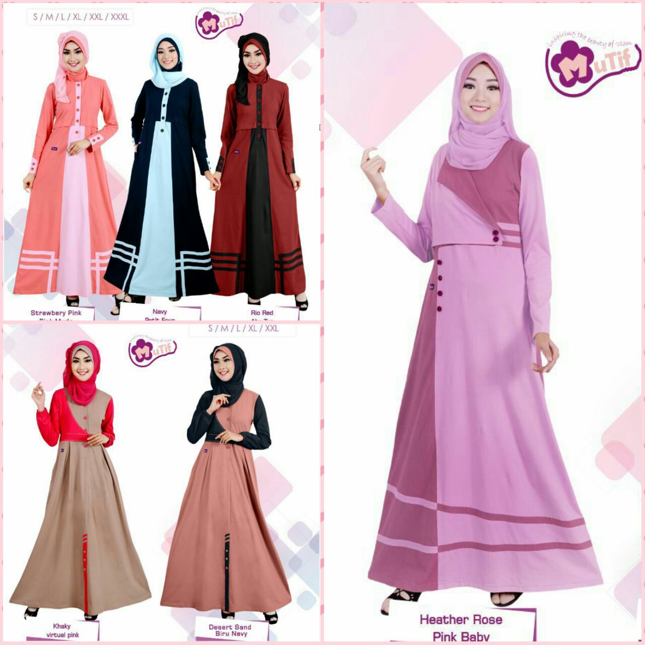 KOLEKSI GAMIS KAOS MUTIF TERBARU M.167,169 & 171