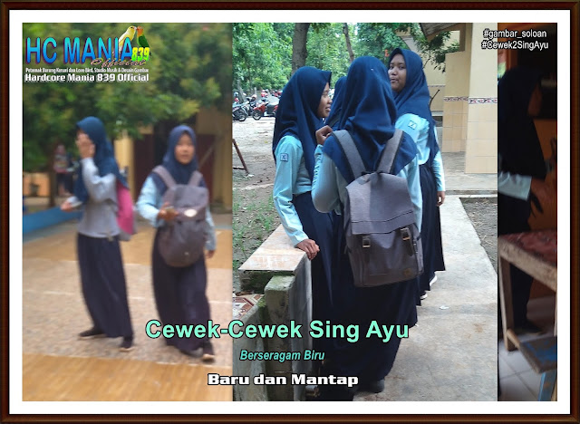 Gambar Siswa-Siswi SMA Negeri 1 Ngrambe Cover Biru - Buku Album Gambar Soloan Edisi 8