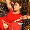 Manjari Phadnis navel show in red saree