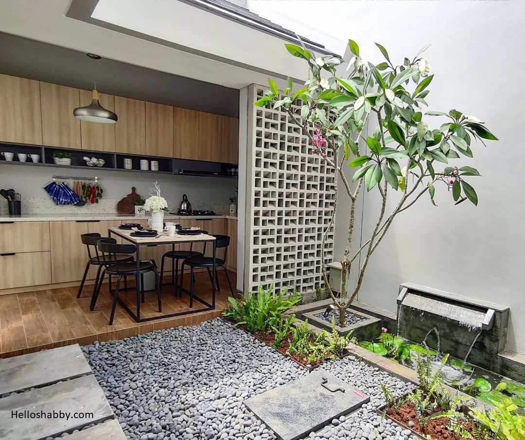 7 Desain Dapur Terbuka Sederhana Di Belakang Rumah HelloShabbycom Interior And Exterior Solutions