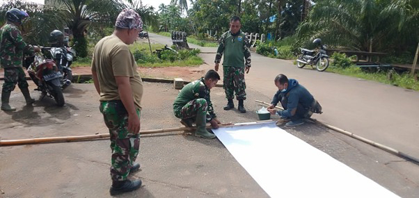 Kesiapan TNI Lebih Awal di Lokasi TMMD Ke-111 Kodim 1207 Pontianak