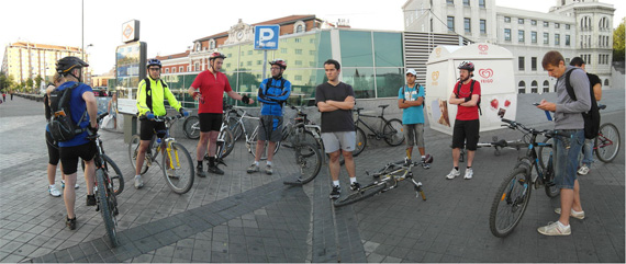 Ruta en bici de Madrid a Manzanares el Real por el GR-124, junio 2012