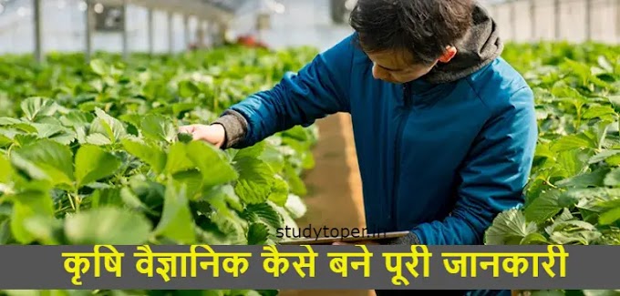 कृषि वैज्ञानिक कैसे बने पूरी जानकारी (How to become Agriculture Scientist in Hindi)