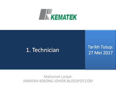 Jawatan Kosong Di Kematek Sdn Bhd