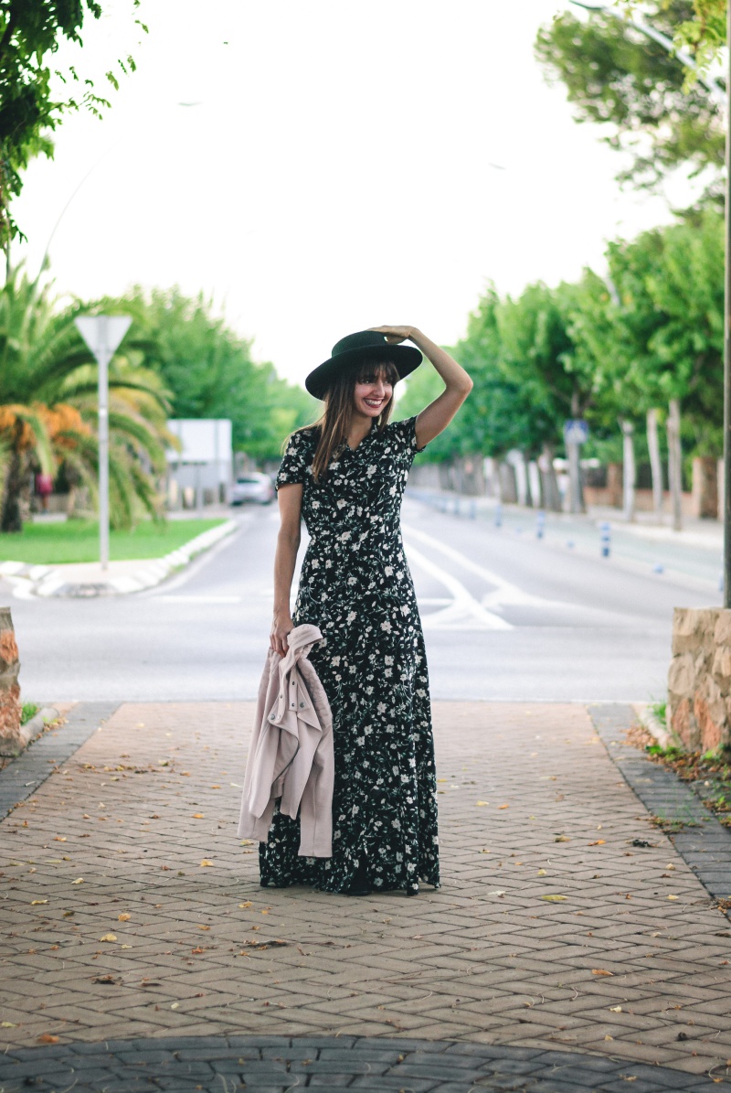 Flowered Dress Bershka