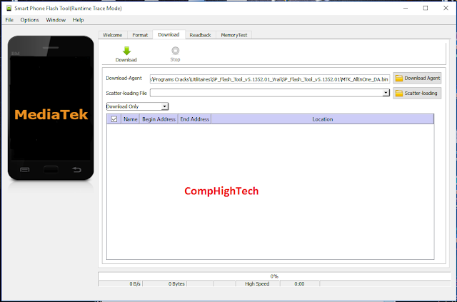 SP_Flash_Tool_v5.1352.01 pour Android MTK