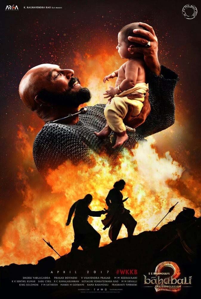 Baahubali 2 (2017) Tamil And Hindi Movie 450MB DVDRip Download