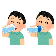 水分補給をする人のイラスト 男性 かわいいフリー素材集 いらすとや