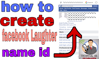 How to make facebook Laughter name id 2018