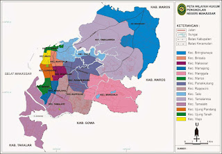 peta kecamatan makassar
