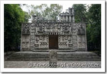 Mayan ruin replica
