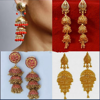 layered jhumkas