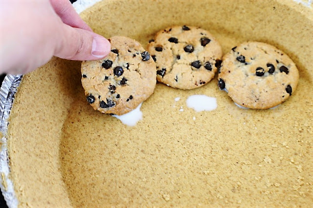 How to Make No-Bake Chocolate Chip Cookie Pie image